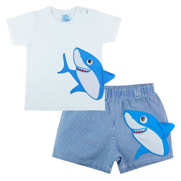 Picture of Sardon Boys Blue Shark Swim Set