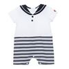 Picture of Patachou Baby Boys Navy Stripe Romper