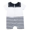 Picture of Patachou Baby Boys Navy Stripe Romper