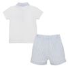 Picture of Patachou Boys Blue Checked Top & Shorts