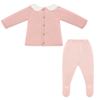 Picture of Paz Rodriguez Girls Pink Knitted 2 Piece Set