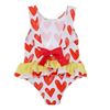 Picture of Patachou Girls Red Hearts Swimming Costume