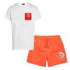 Picture of Diesel Boys Orange T-Shirt & Swim Short Set