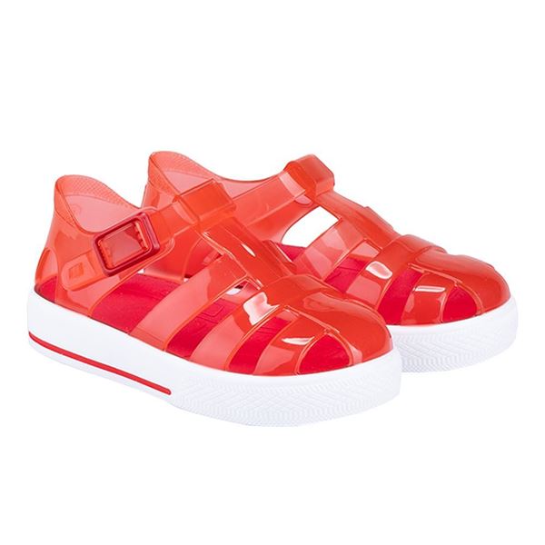 Picture of Igor Tennis Red Buckle Jellies