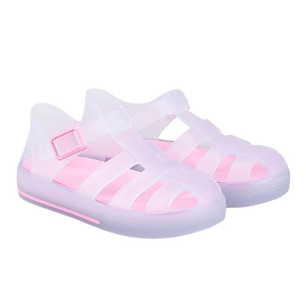 Picture of Igor Tennis Clear with Pink Sole Jellies