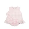 Picture of Tutto Piccolo Baby Girls Pink Checked Set
