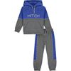 Picture of Mitch Boys 'Bolivia' Grey Hooded Tracksuit