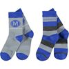 Picture of Mitch & Son Boys 'Stafford' Pack of 2 Royal Blue Socks