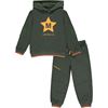 Picture of Mitch & Son Boys 'Millar' Khaki Hooded Tracksuit