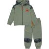 Picture of Mitch & Son Boys 'Mair' Khaki Zip Tracksuit