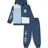 Picture of Mitch & Son Boys 'Port' Navy Block Tracksuit