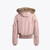 Picture of Parajumpers 'Gobi' Girls Pink Bomber Jacket with Fur
