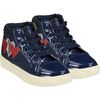 Picture of Ariana Dee Girls 'Hearts' Navy High Top with Red Hearts