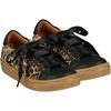 Picture of Ariana Dee Girls 'Ribbon' Leopard Trainers