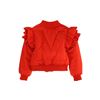 Picture of Monnalisa Girls Red Frill Sleeve Jacket