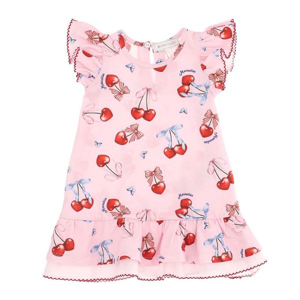 Picture of Monnalisa Baby Girl Printed 'Cherry' Dress