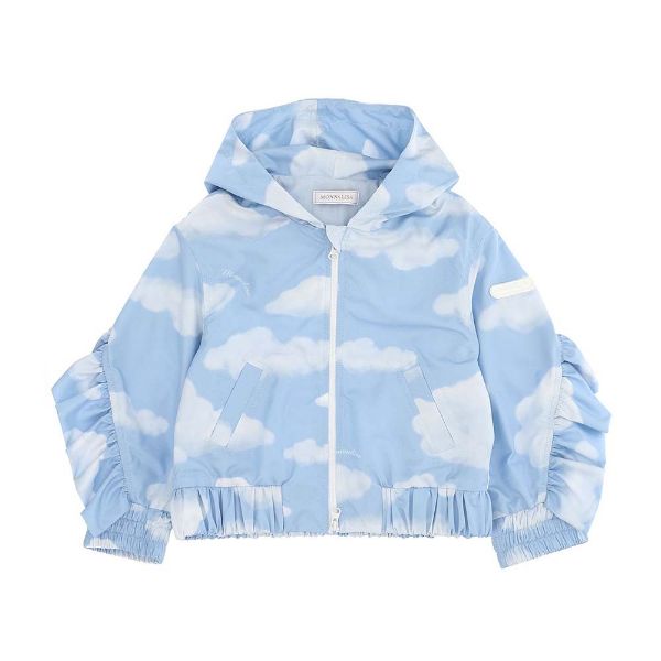 Picture of Monnalisa Girls Blue 'Cloud' Jacket