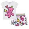 Picture of A Dee Girls 2 Piece Teddy White Short Set
