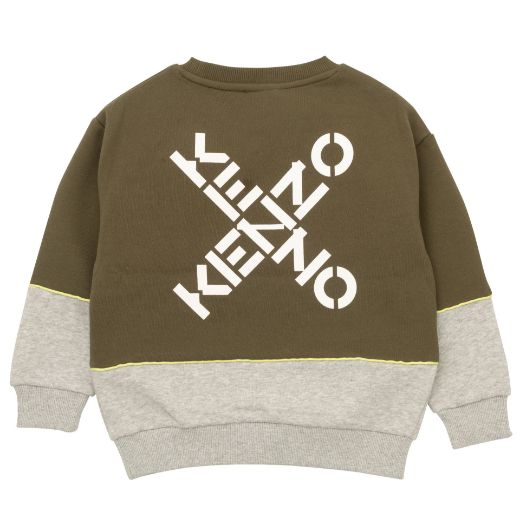 Picture of Kenzo Boys Khaki Sweatshirt