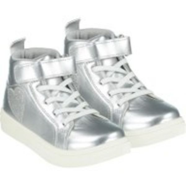 Picture of A Dee Girls 'Sweetheart' Silver High Top