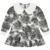 Picture of A Dee Girls 'Trudy' Grey Rose Print Dress