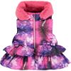 Picture of A Dee Girls 'Maya' Pink Galaxy Hooded Gilet