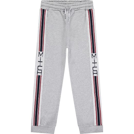 Picture of Mitch Boys 'Pisa' Grey Zip Up Hooded Tracksuit