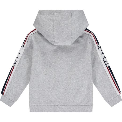 Picture of Mitch Boys 'Pisa' Grey Zip Up Hooded Tracksuit