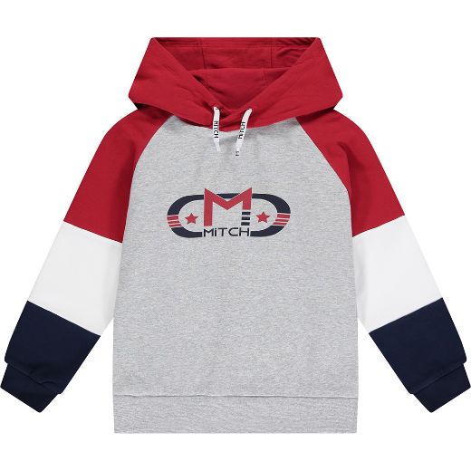 Picture of Mitch Boys 'Treviso' Grey Hoody Tracksuit