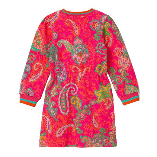 Picture of Oilily Girls Djangle Pink Sweat Dress