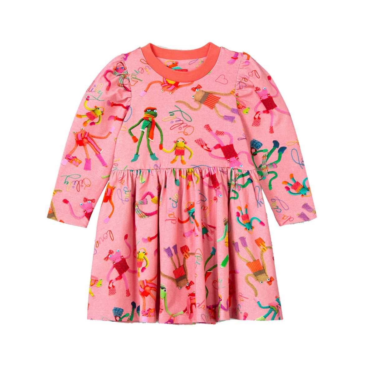 Picture of Oilily Girls Drum Pink Dress