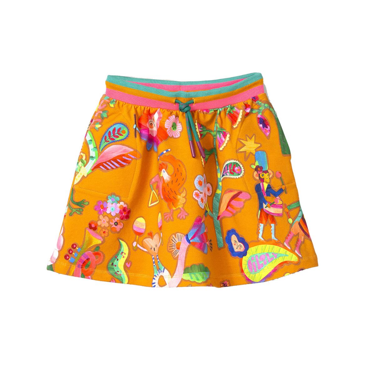 Picture of Oilily Girls Swim Yellow Skirt