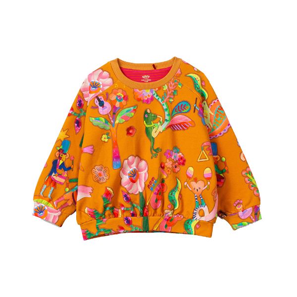 Picture of Oilily Girls Haisley Yellow Sweater