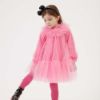 Picture of Monnalisa Girls Pink Tulle Dress