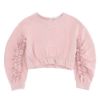 Picture of Monnalisa Girls Pink Rose Stitched Sweatshirt