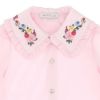 Picture of Monnalisa Girls Pink Floral Neck Shirt