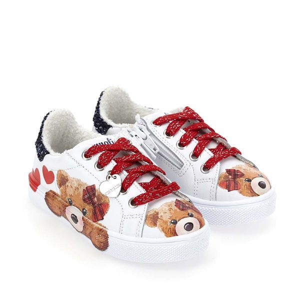 Picture of Monnalisa Girls Teddy Trainers
