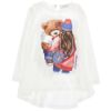 Picture of Monnalisa Girls Teddy Print Maxi T-shirt