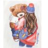 Picture of Monnalisa Girls Teddy Print Maxi T-shirt
