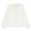 Picture of Monnalisa White Poplin Shirt