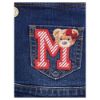 Picture of Monnalisa Girls Denim & Checked Tule Sleeveless Dress