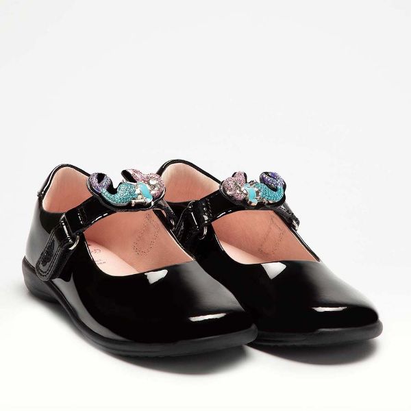 Picture of Lelli Kelly Girls 'Maribella' Black School Shoes