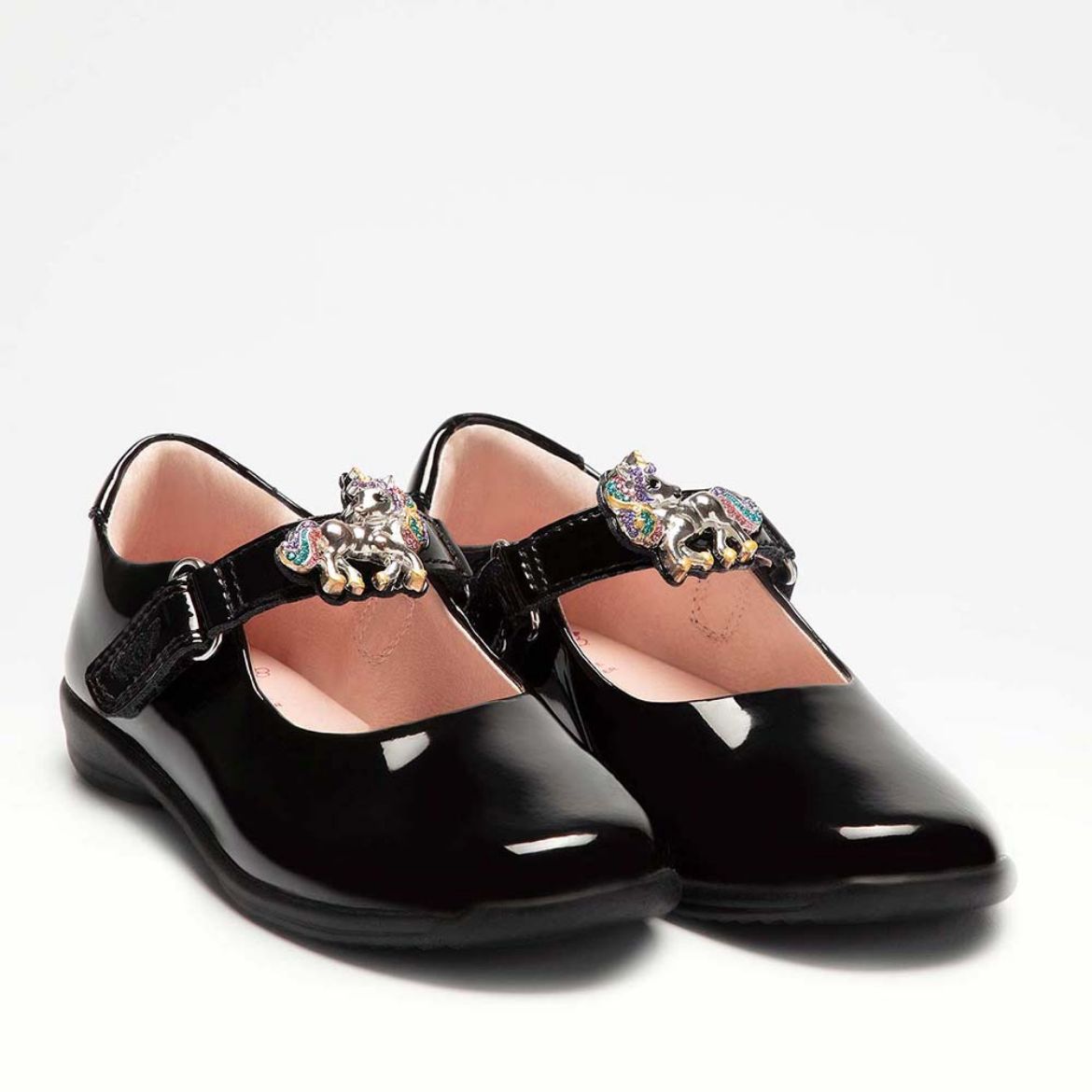 Picture of Lelli Kelly Girls 'Bella' Black School Shoes