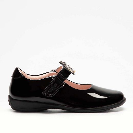 Picture of Lelli Kelly Girls 'Bella' Black School Shoes