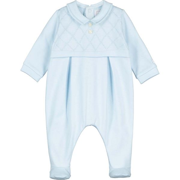 Picture of Emile Et Rose Baby Boys Blue 'Charlie' Babygrow