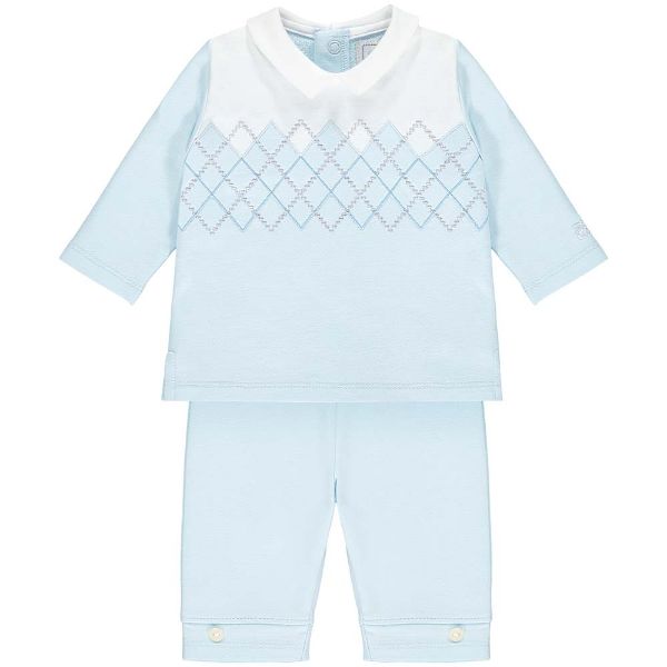 Picture of Emile Et Rose Boys Blue 'Connel' Two Piece Set