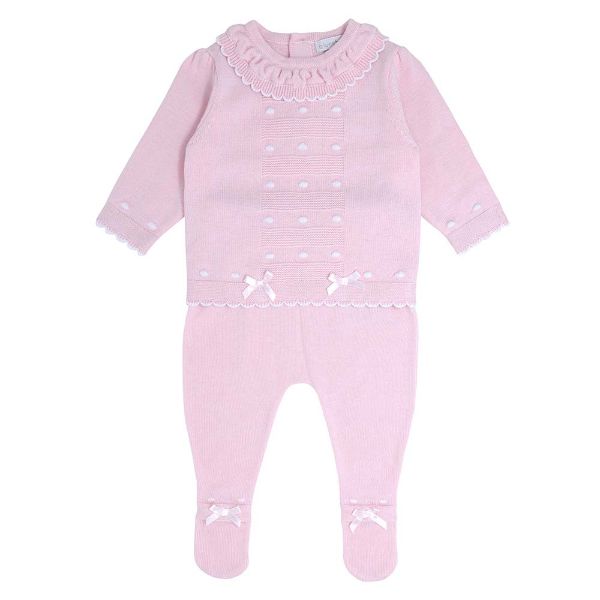 Picture of Blues Baby Girls Pink Knitted Two Piece Set