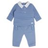 Picture of Blues Baby Dark Blue Ribbed Two Piece Set