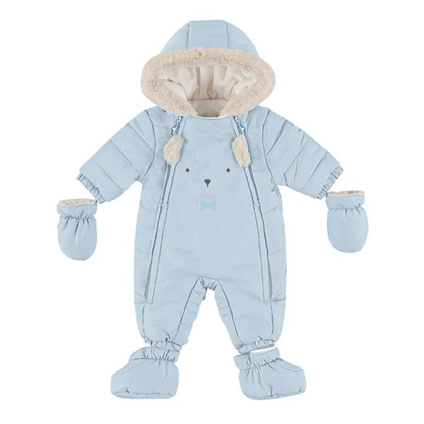 Picture of Mayoral Baby Boys Blue Snowsuit 