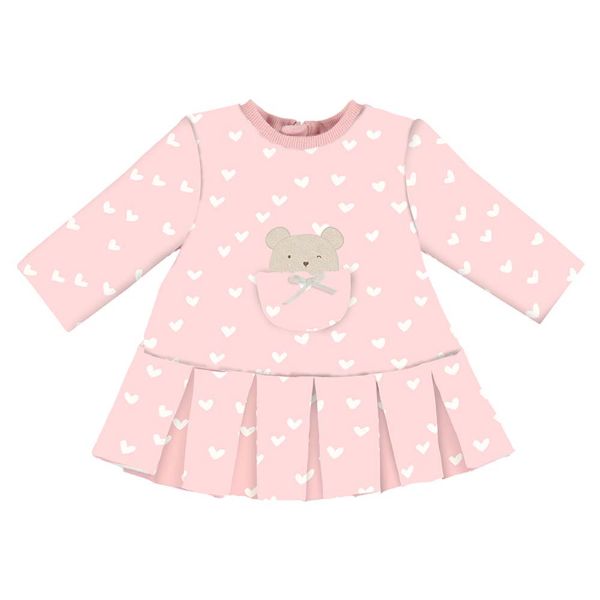 Picture of Mayoral Baby Girls Pink Love Heart Dress